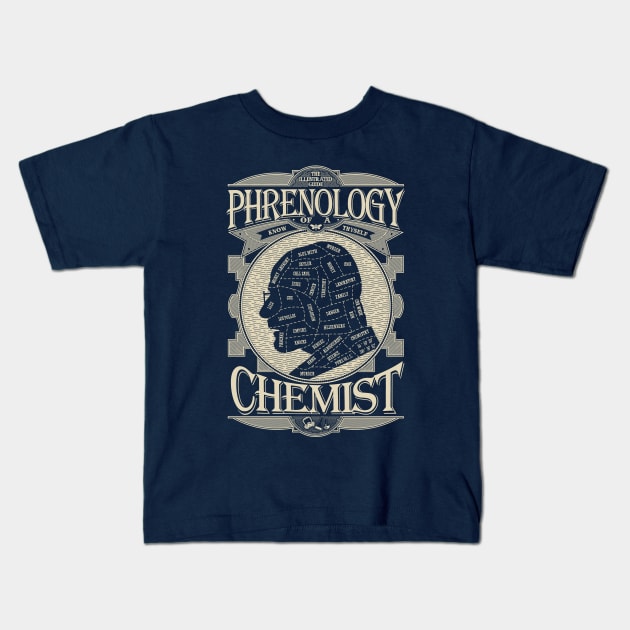 Phrenology of a chemist - Breaking Bad Kids T-Shirt by LanfaTees